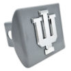 Indiana University Matte Chrome Hitch Cover image 1