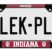 Indiana Hoosiers Black Open License Plate Frame image 2