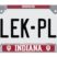 Indiana Hoosiers Chrome Open License Plate Frame image 2