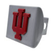 Indiana University Matte Chrome Hitch Cover image 3