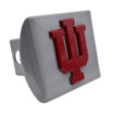 Indiana University Matte Chrome Hitch Cover image 1