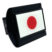 Japan Flag Black Hitch Cover image 1