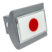 Japan Chrome Flag Brushed Chrome Hitch Cover image 1