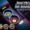 Justice League Car Coasters 4-Pack image 2