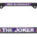 Joker Black License Plate Frame image 1