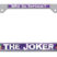 Joker License Plate Frame image 1