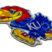 University of Kansas Color 3D Reflective Decal image 5