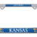 Kansas Jayhawks License Plate Frame image 1