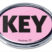 Keystone Pink Chrome Emblem image 1