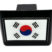 Korea Flag Black Hitch Cover image 2