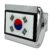 Korea Flag Chrome Hitch Cover image 3