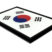 Korea Flag Black Metal Car Emblem image 3