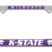 Kansas State Wildcats License Plate Frame image 1