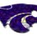 Kansas State Purple 3D Reflective Decal image 3