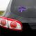 Kansas State Purple 3D Reflective Decal image 2