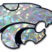 Kansas State Silver 3D Reflective Decal image 1