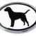 Labrador White Chrome Emblem image 1