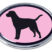 Labrador Pink Chrome Emblem image 1