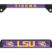 LSU Tigers Black License Plate Frame image 1