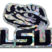 LSU Tiger Eye Silver 3D Reflective Decal image 1