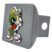 Marvin the Martian Brushed Chrome Metal Hitch Cover image 2