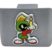 Marvin the Martian Brushed Chrome Metal Hitch Cover image 3