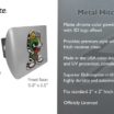 Marvin the Martian Brushed Chrome Hitch Cover image 3