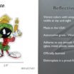 Marvin the Martian Reflective Decal image 3