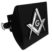 Masonic Black Plastic Hitch Cover image 1