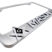 Mason 3D Brushed Chrome License Plate Frame image 5