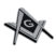 Masonic Chrome Emblem image 2