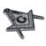 Masonic Detailed Chrome Emblem image 2