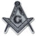Masonic Detailed Chrome Emblem image 1