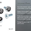 Masonic License Plate Frame Screws image 5