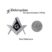 Masonic Chrome Emblem Minis image 2