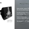 Masonic Past Master Black Hitch Cover image 3