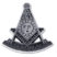 Masonic Past Master Chrome Emblem image 1