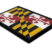 Maryland Flag Black Metal Car Emblem image 2