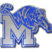 University of Memphis Blue Chrome Emblem image 1