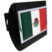 Mexico Flag Black Metal Hitch Cover image 1