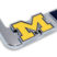 University of Michigan Alumni 3D License Plate Frame image 3