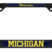 Michigan Wolverines Black 3D License Plate Frame image 1