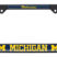University of Michigan Wolverines Black License Plate Frame image 1