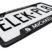 Michael Black Metal Open Corners License Plate Frame image 3