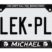 Michael Black Metal Open Corners License Plate Frame image 5