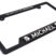 Michael Black Open Corner Plastic License Plate Frame image 4