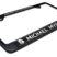 Michael Black Metal Standard Size License Plate Frame image 4