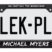 Michael Black Metal Standard Size License Plate Frame image 5