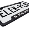 Michael Haddonfield Open License Plate Frame image 4