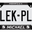 Michael Haddonfield Open License Plate Frame image 3